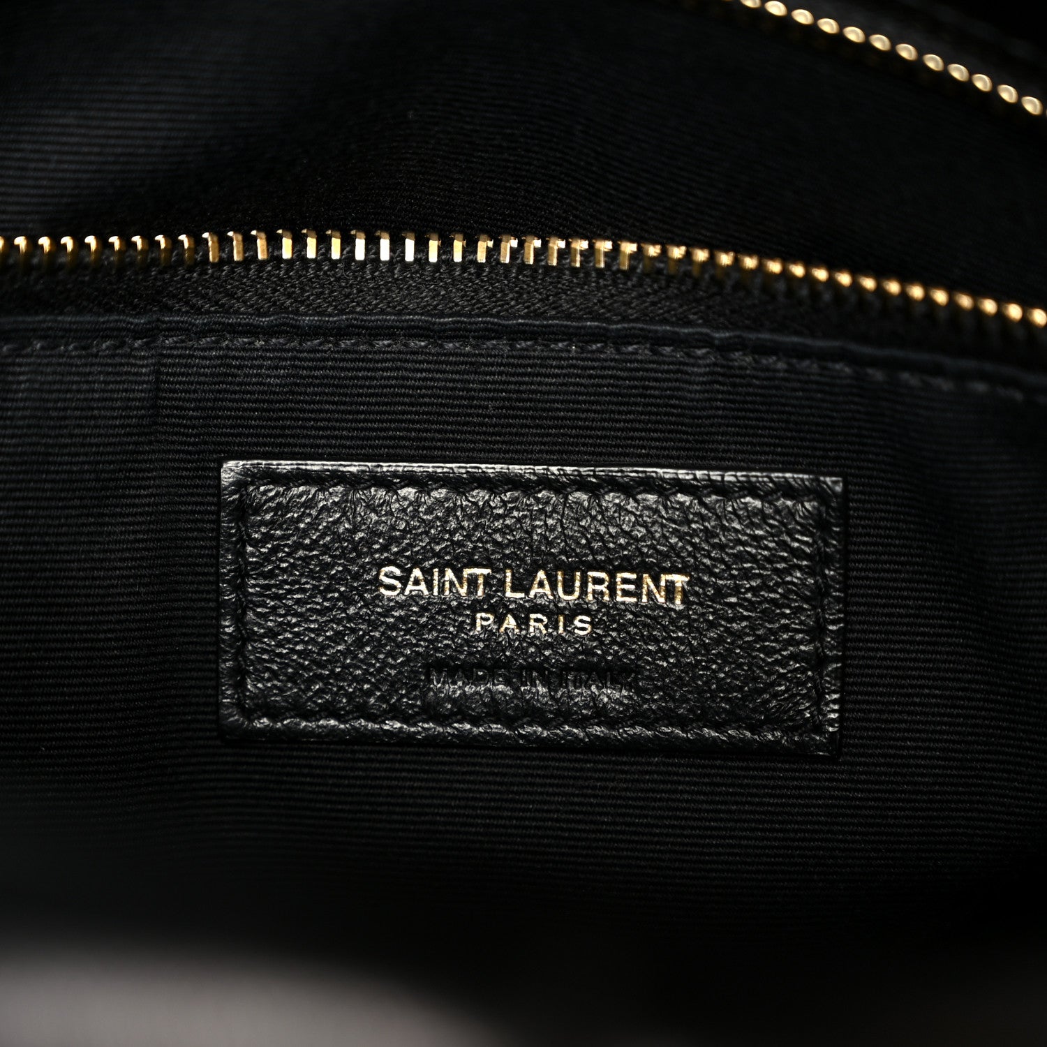 Saint Laurent Lambskin Quilted Small Loulou Puffer Monogram Chain Satchel Black 6 of 11