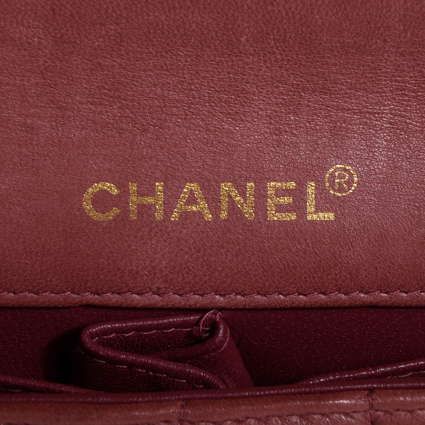 Lambskin East West Chocolate Bar Pearl Chain Flap Pink