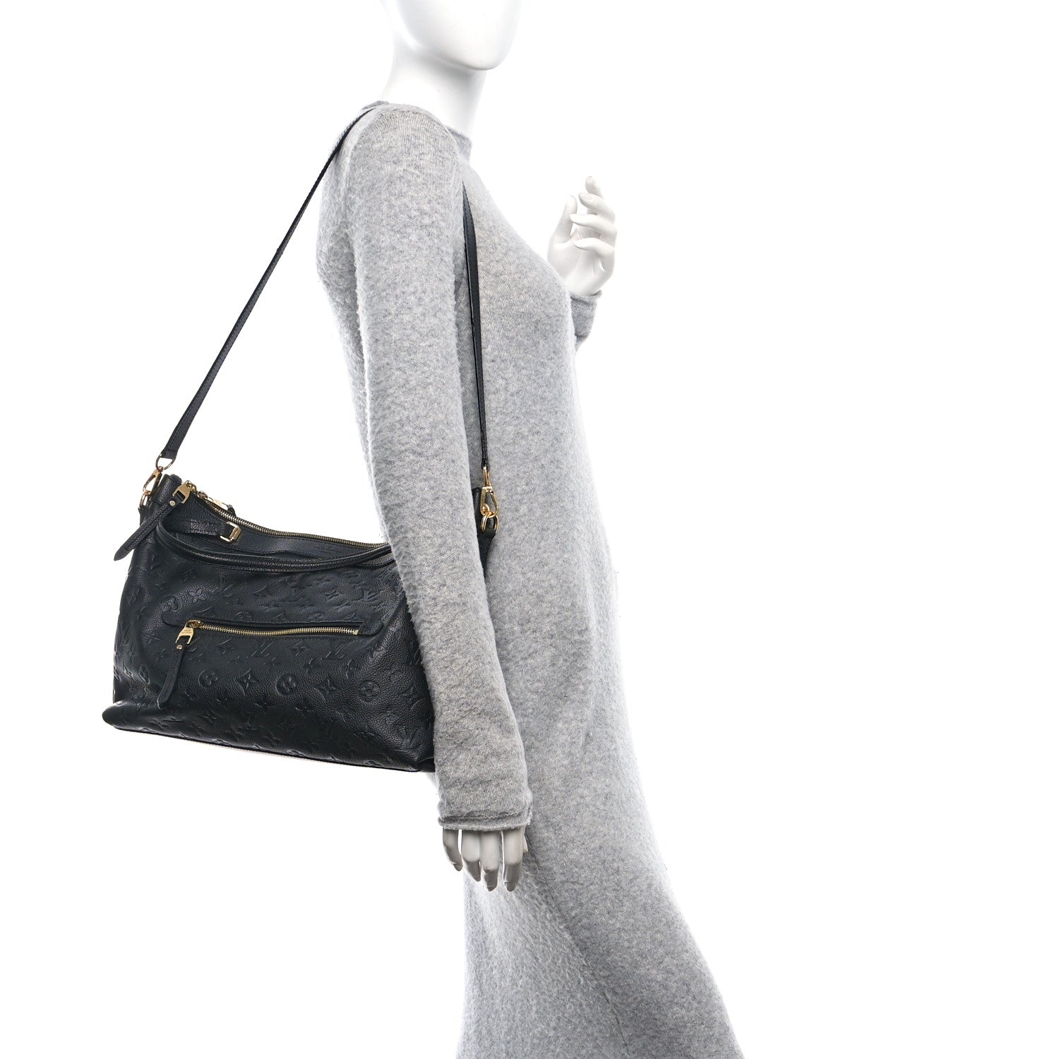 Louis Vuitton Empreinte Bastille MM Black 2 of 9