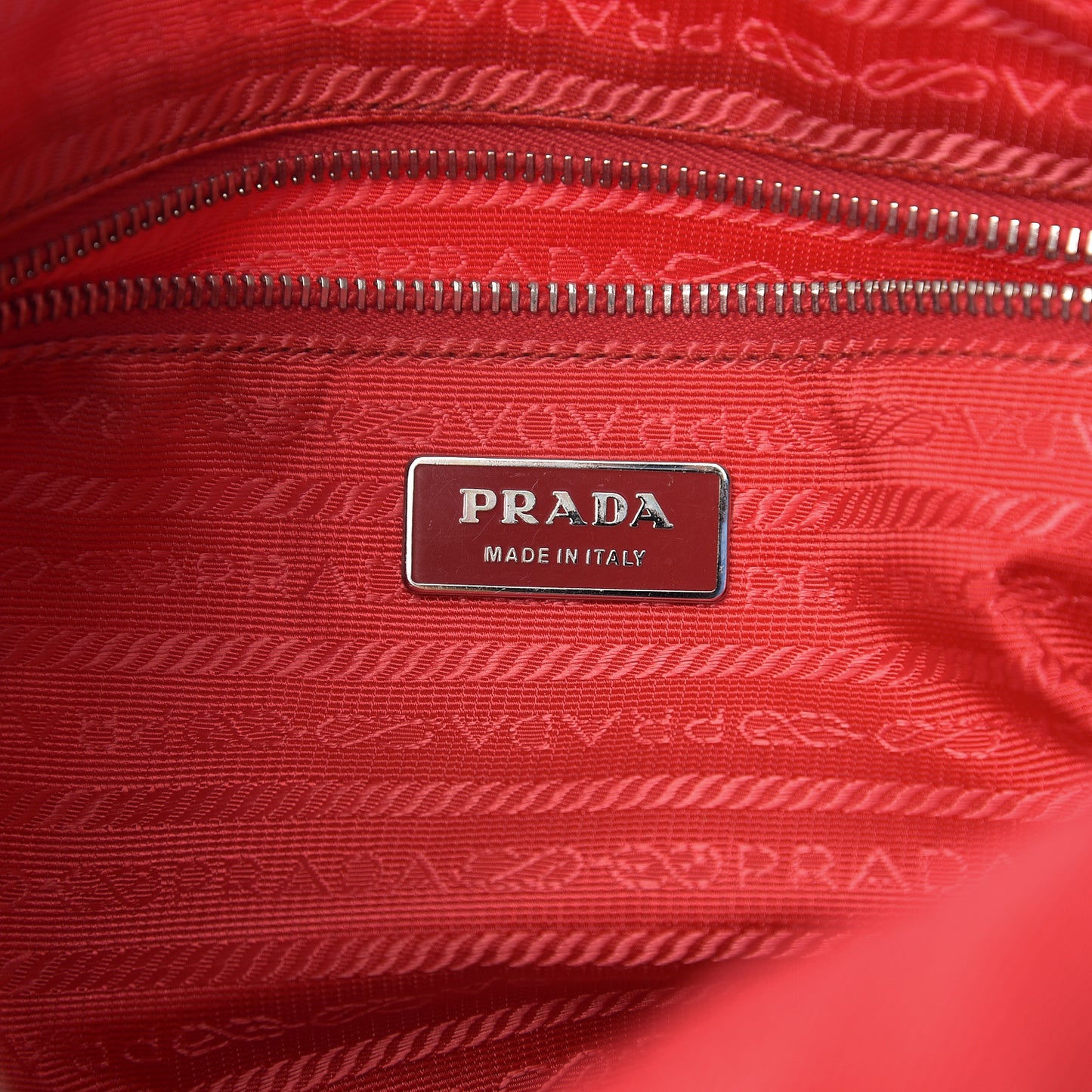 Tessuto Nylon Sport Shoulder Bag Rosso
