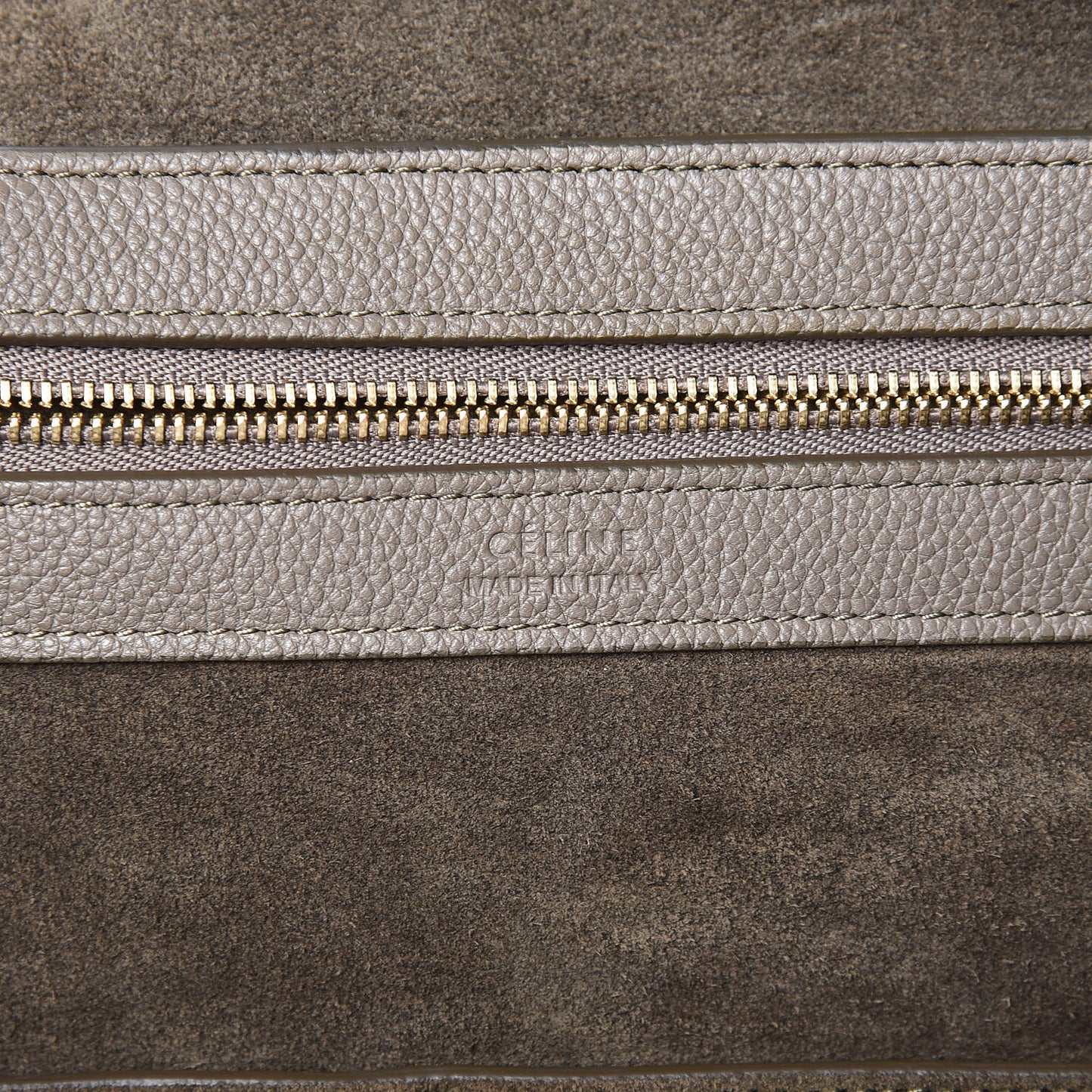 Soft Grained Calfskin Small Belt Cabas Phantom Taupe