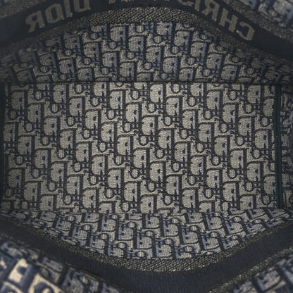 Christian Dior Oblique Medium Book Tote Blue Multicolor 5 of 9