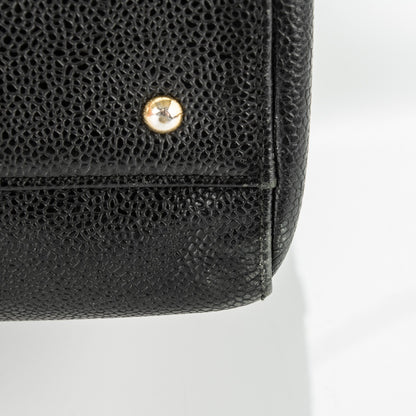 Chanel Caviar Large CC Shoulder Bag Black 12 of 12