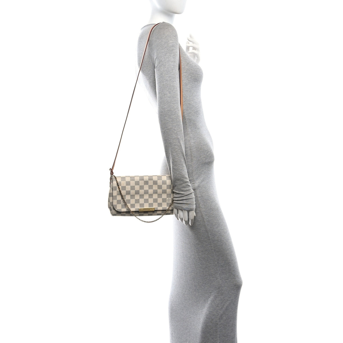 Louis Vuitton Damier Azur Favorite MM 2 of 12