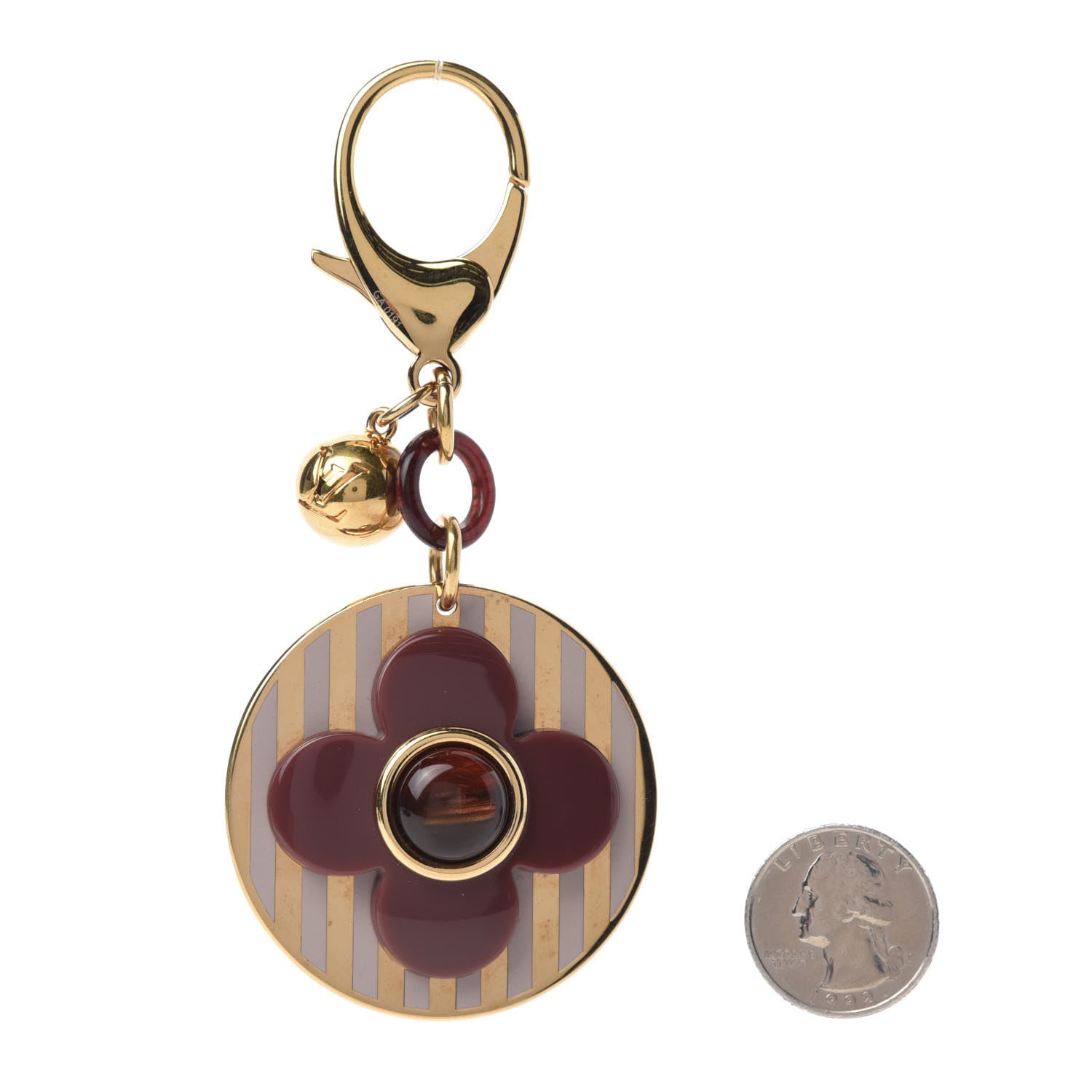 Louis Vuitton Rayures Bag Charm Purple 2 of 3