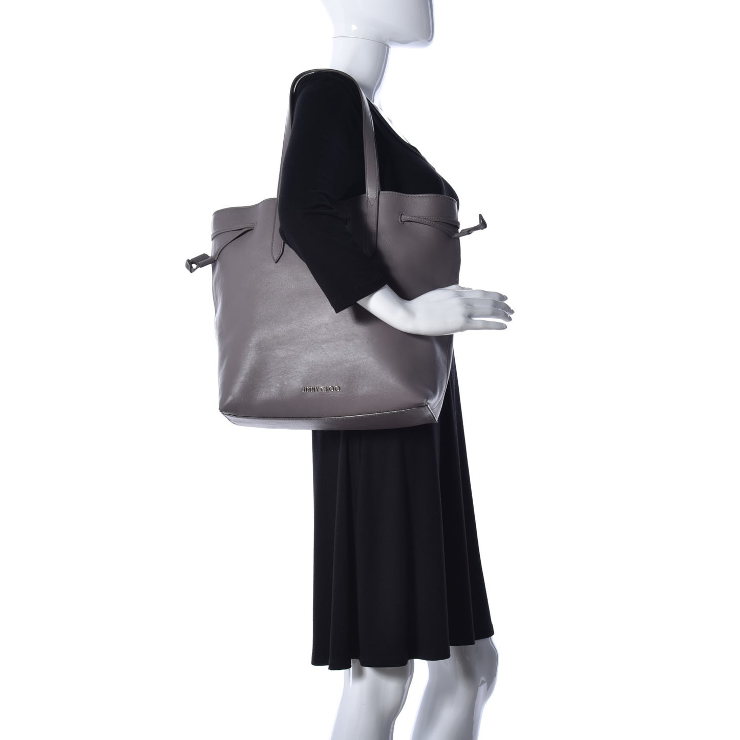 Calfskin Barra Tote Grey
