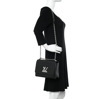 Louis Vuitton Epi Twist Shoulder Bag MM Black 2 of 11