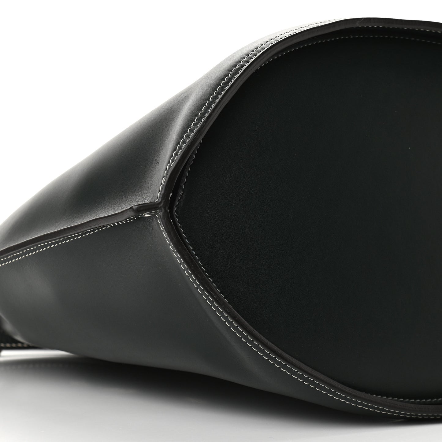 Shiny Calfskin Small Studs Bucket Bag Amazone