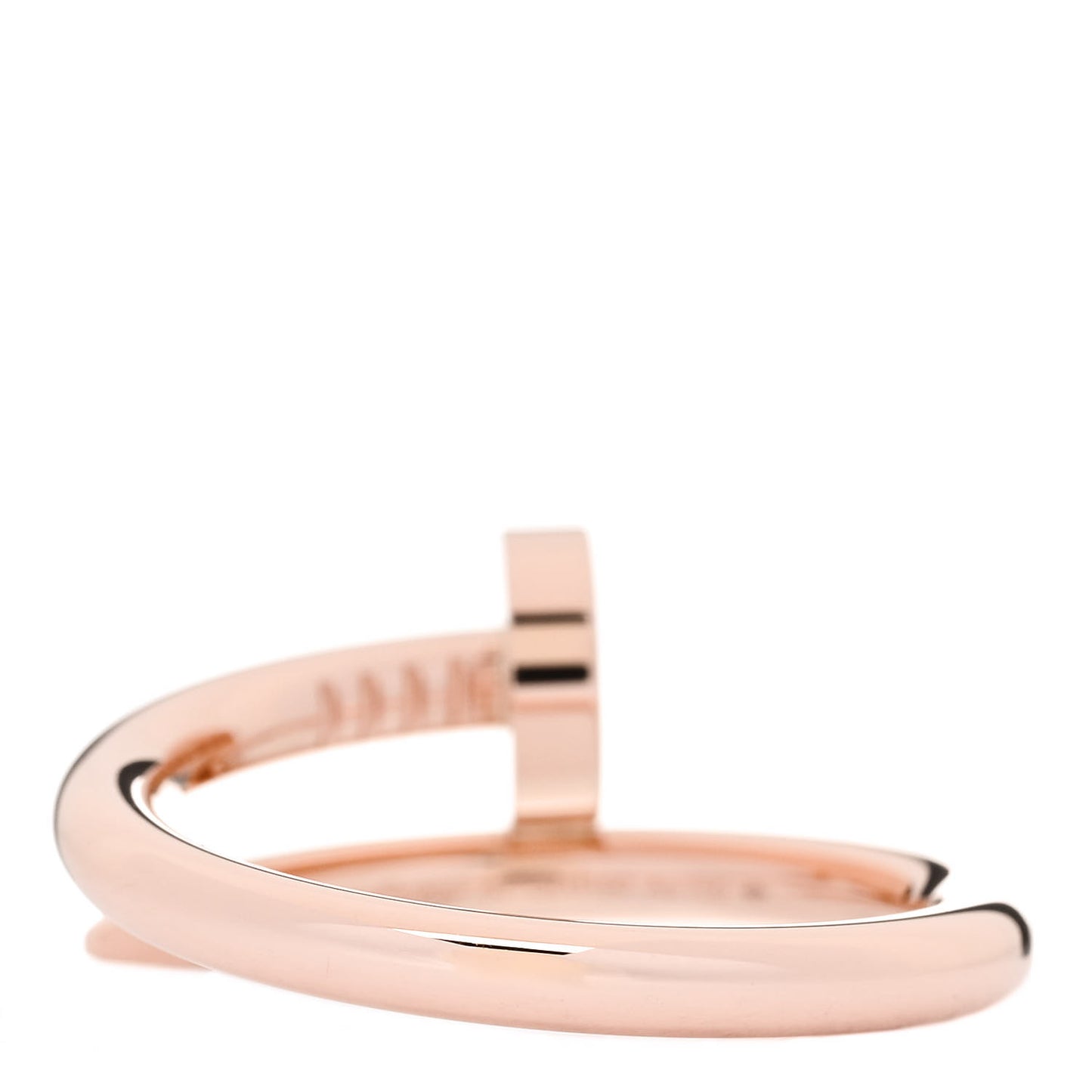 18K Pink Gold Juste Un Clou Ring 57 8