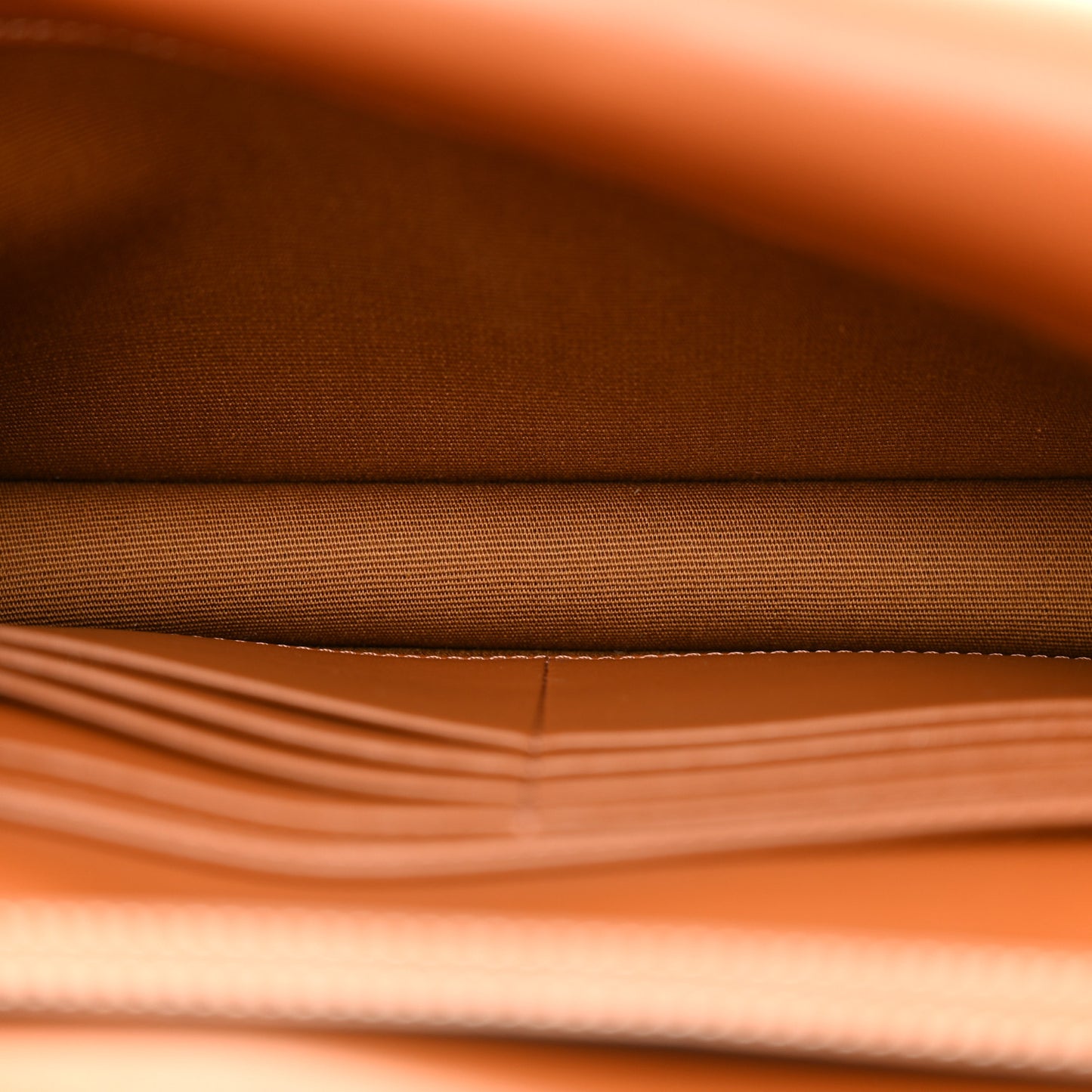 Triomphe Canvas Lambskin Wallet On Strap Tan