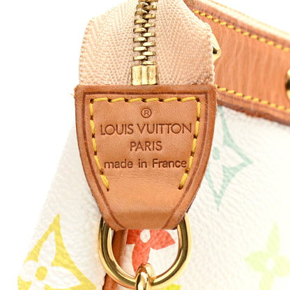 Louis Vuitton Monogram Multicolor Pochette Accessories White 6 of 10