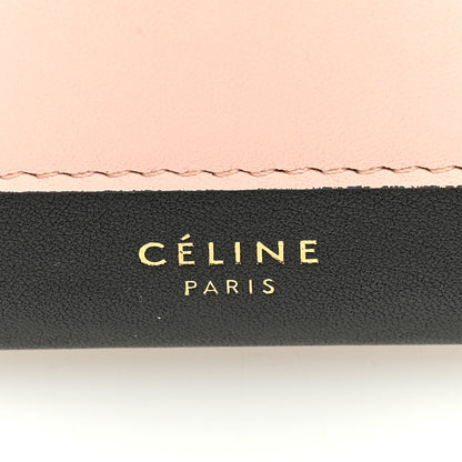 Celine Smooth Calfskin Tri-Color Clutch on a Chain Taupe 6 of 10