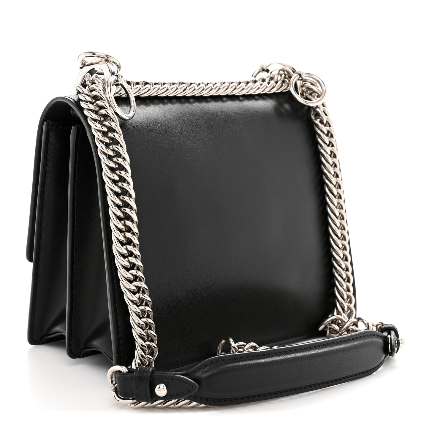 Vitello Liberty Studded Small Kan I Shoulder Bag Black Multicolor