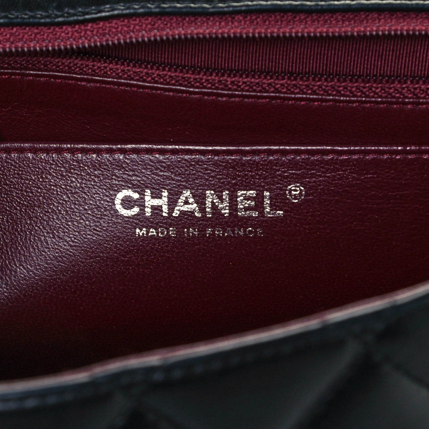 Lambskin Quilted Jumbo Single Flap Black