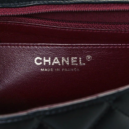 Chanel Lambskin Quilted Jumbo Single Flap Black 5 of 10
