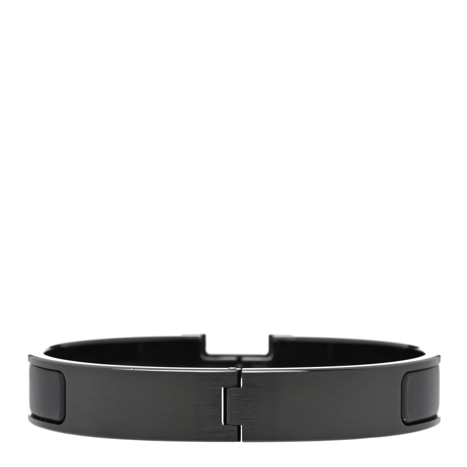 Hermes Matte Enamel Narrow Clic Clac HH Bracelet T5 So Black 2 of 3