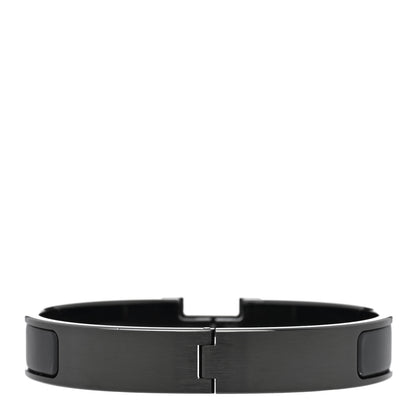 Hermes Matte Enamel Narrow Clic Clac HH Bracelet T5 So Black 2 of 3