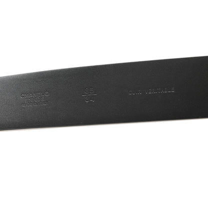Chanel Pearl Crystal Sparkling Pearls CC Belt 85 34 Black 5 of 5