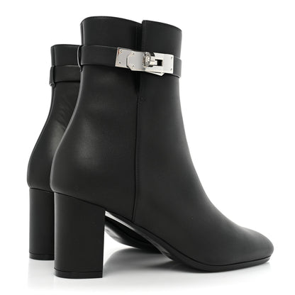 Hermes Calfskin Saint Germain Ankle Boots 36 Black 4 of 9
