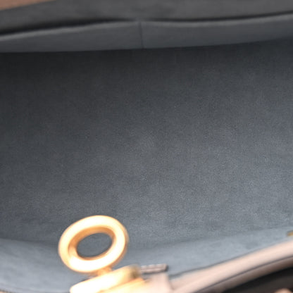 Louis Vuitton Calfskin Monogram On My Side MM Greige 5 of 11