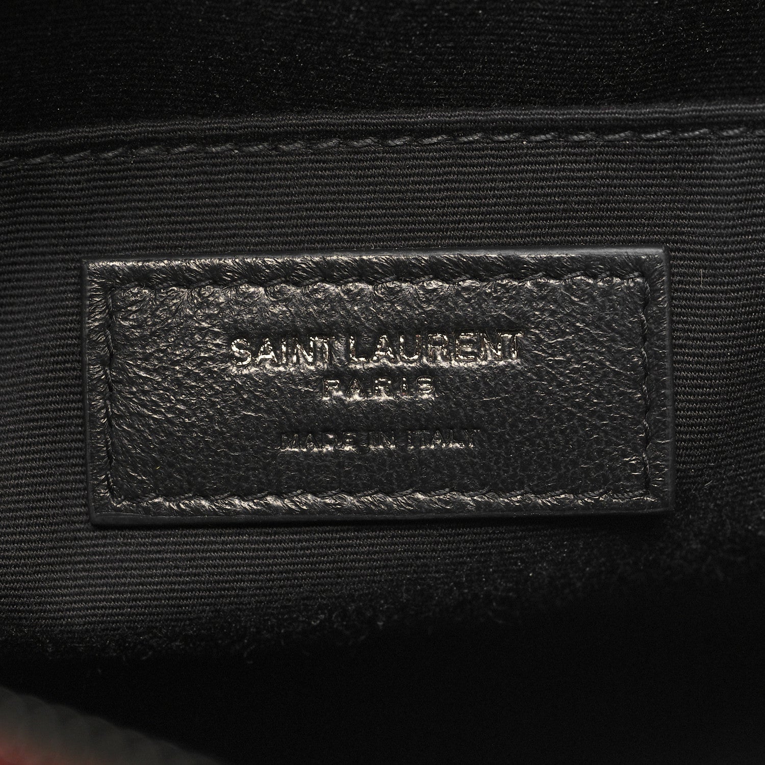Saint Laurent Calfskin Matelasse Monogram Lou Camera Bag Red 6 of 10