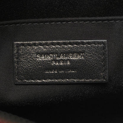 Saint Laurent Calfskin Matelasse Monogram Lou Camera Bag Red 6 of 10