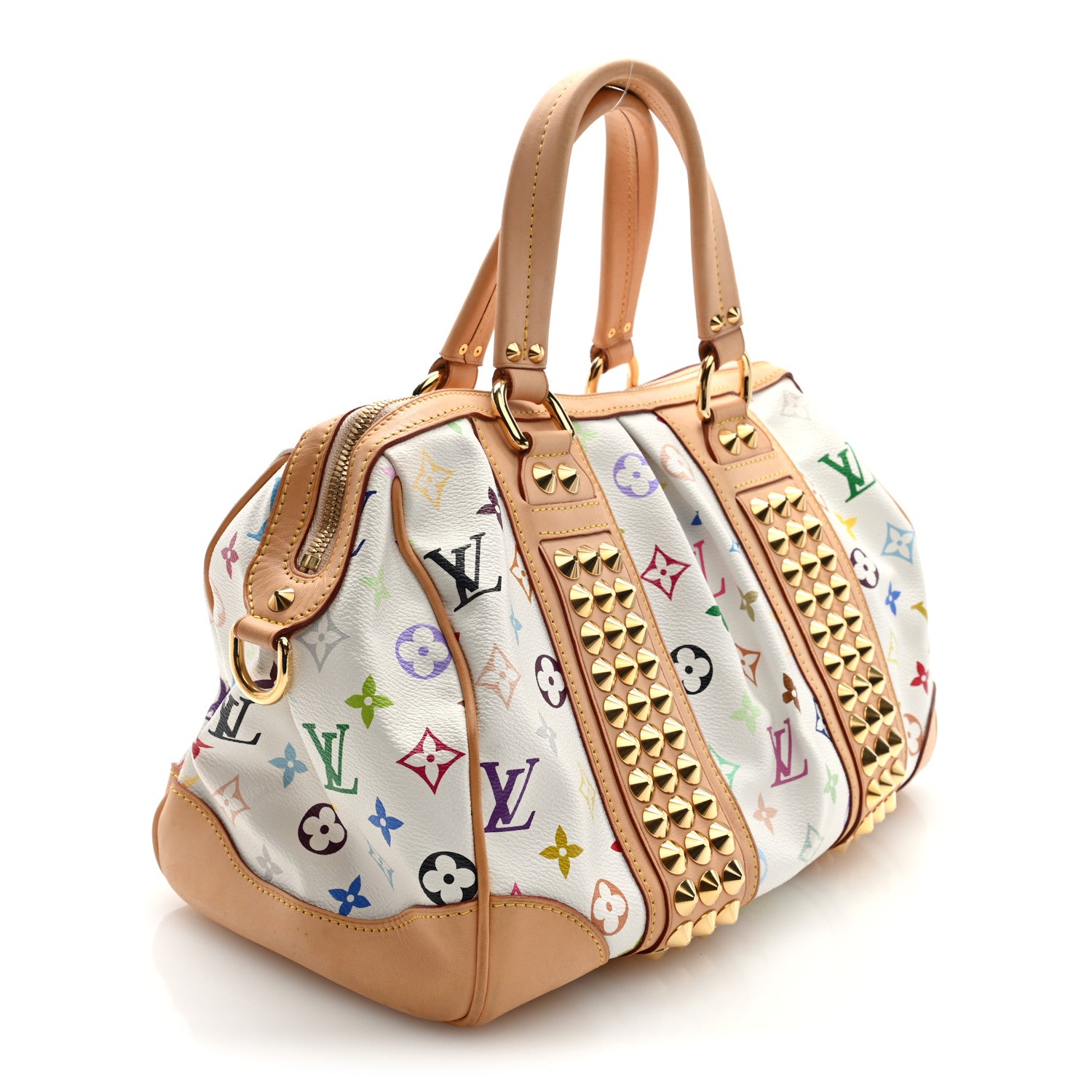 Louis Vuitton Monogram Multicolor Courtney MM White 3 of 9