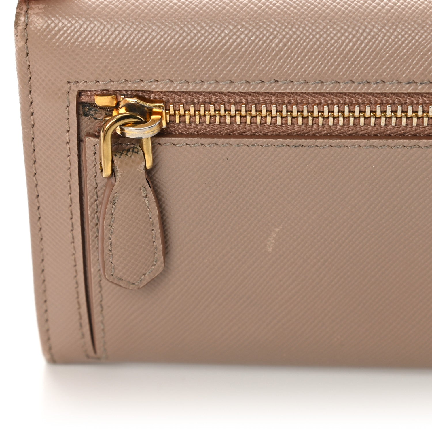 Prada Saffiano Metal Continental Flap Wallet Cammeo 17 of 17