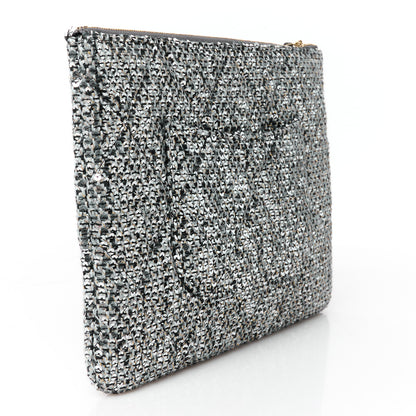 Chanel Sequins Medium 19 Pouch Silver 3 of 10
