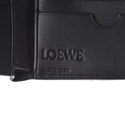 Loewe Calfskin Puzzle Bi-fold Wallet Deep Blue Green 6 of 8