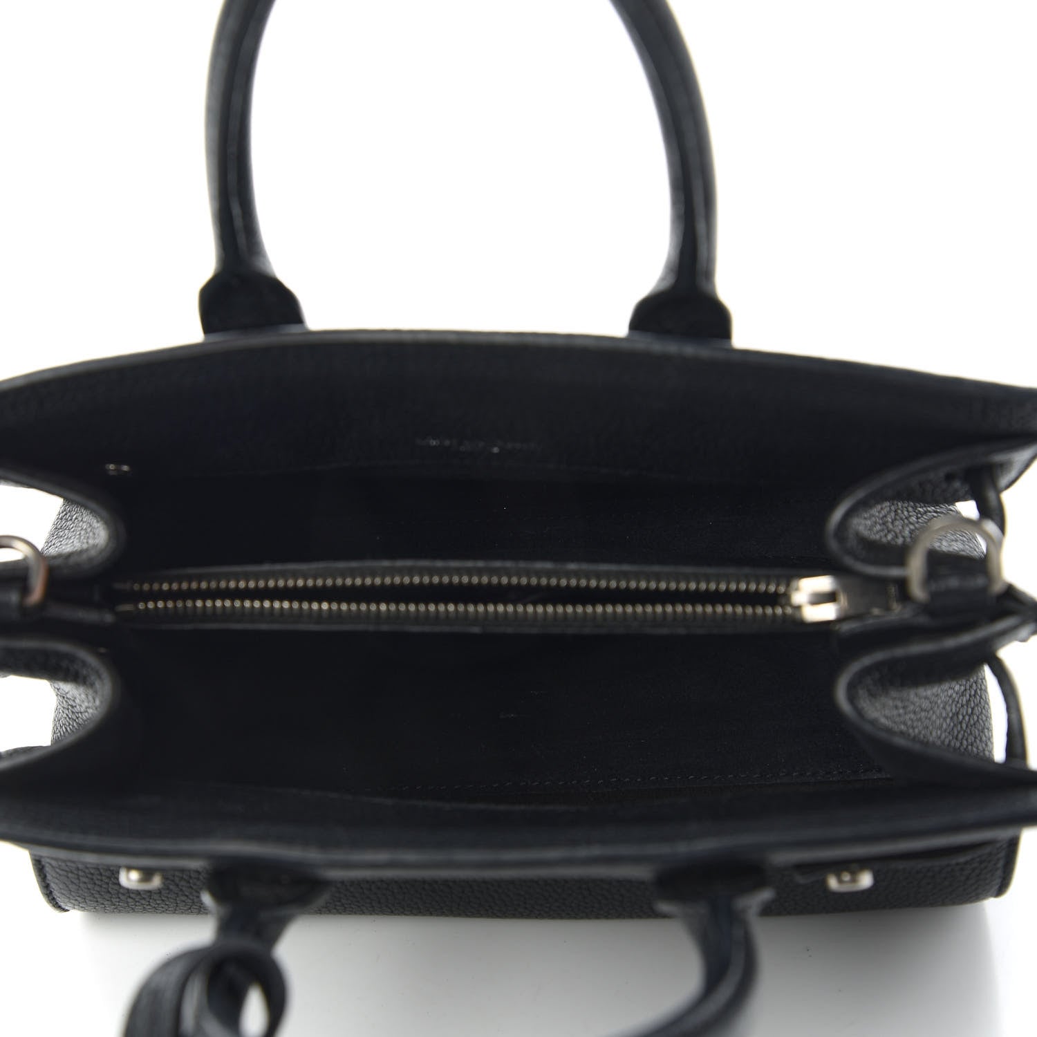 Saint Laurent Grained Calfskin Nano Sac De Jour Souple Black 5 of 10