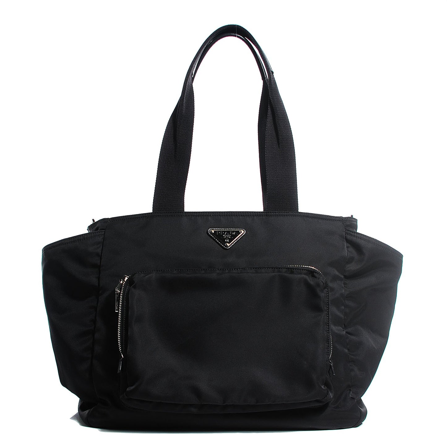 Nylon Vela Baby Bag Black
