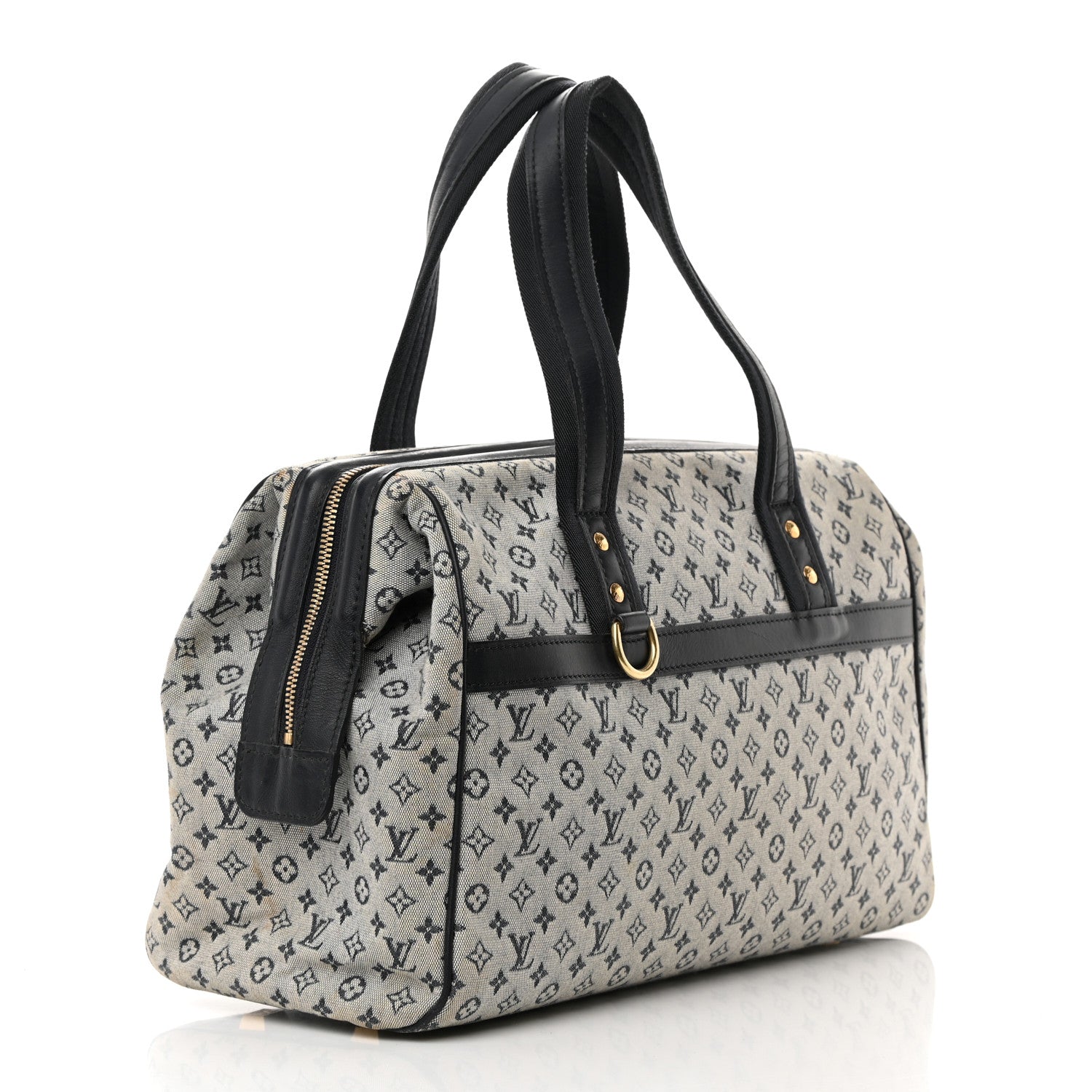 Louis Vuitton Mini Monogram Josephine GM Blue 3 of 15