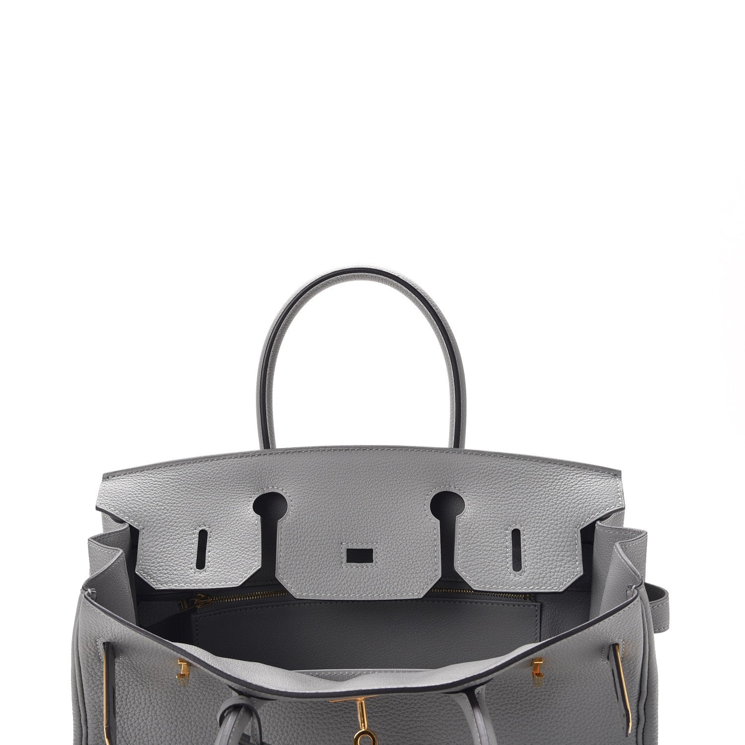 Hermes Togo Birkin 30 Gris Mouette 8 of 38