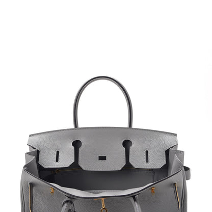 Hermes Togo Birkin 30 Gris Mouette 8 of 38