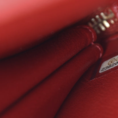 Chanel Caviar Quilted Medium Business Affinity Flap Red 9 of 10