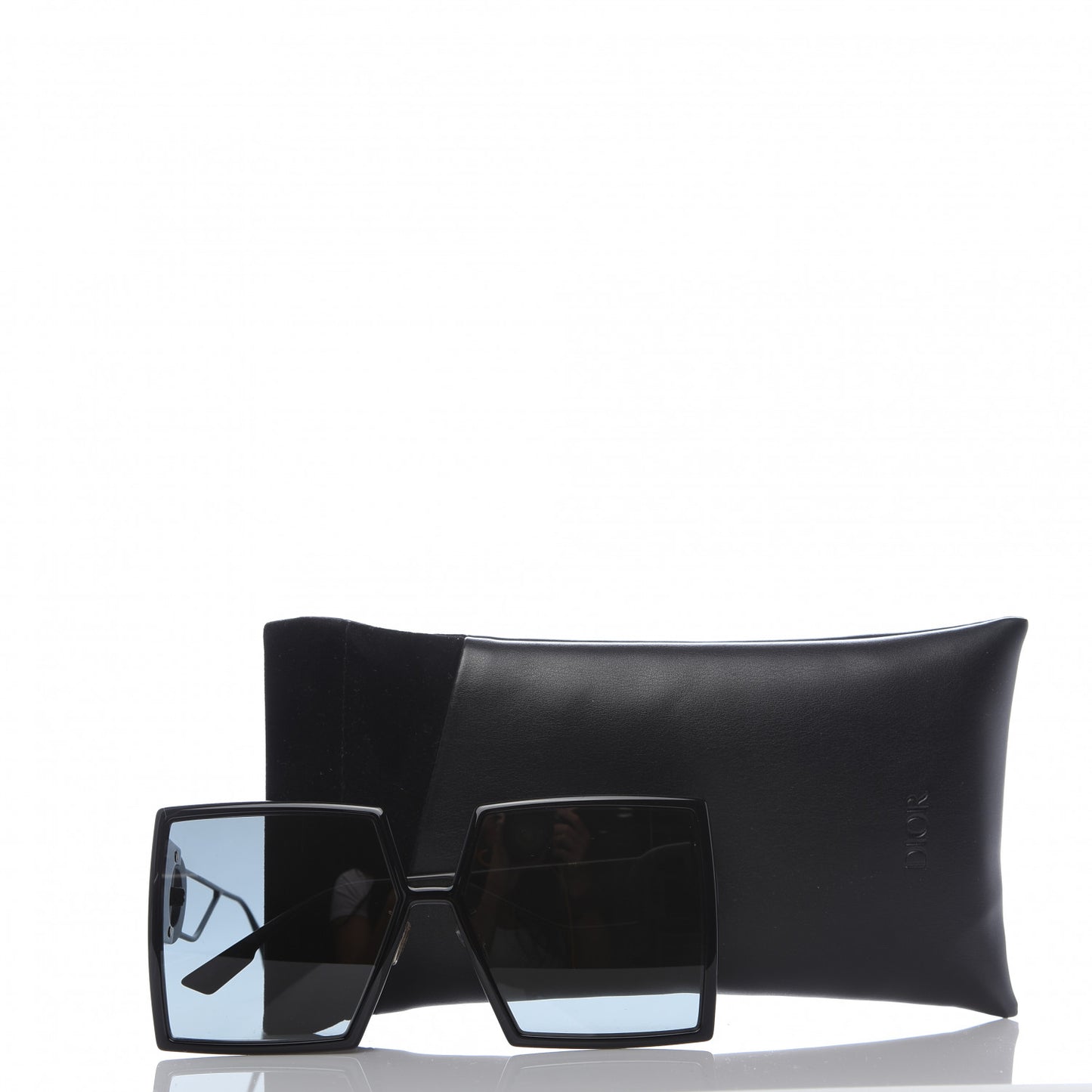 Square 30 Montaigne Sunglasses Black