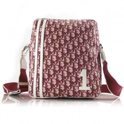 Christian Dior Monogram Trotter Messenger Bag Red 1 of 9