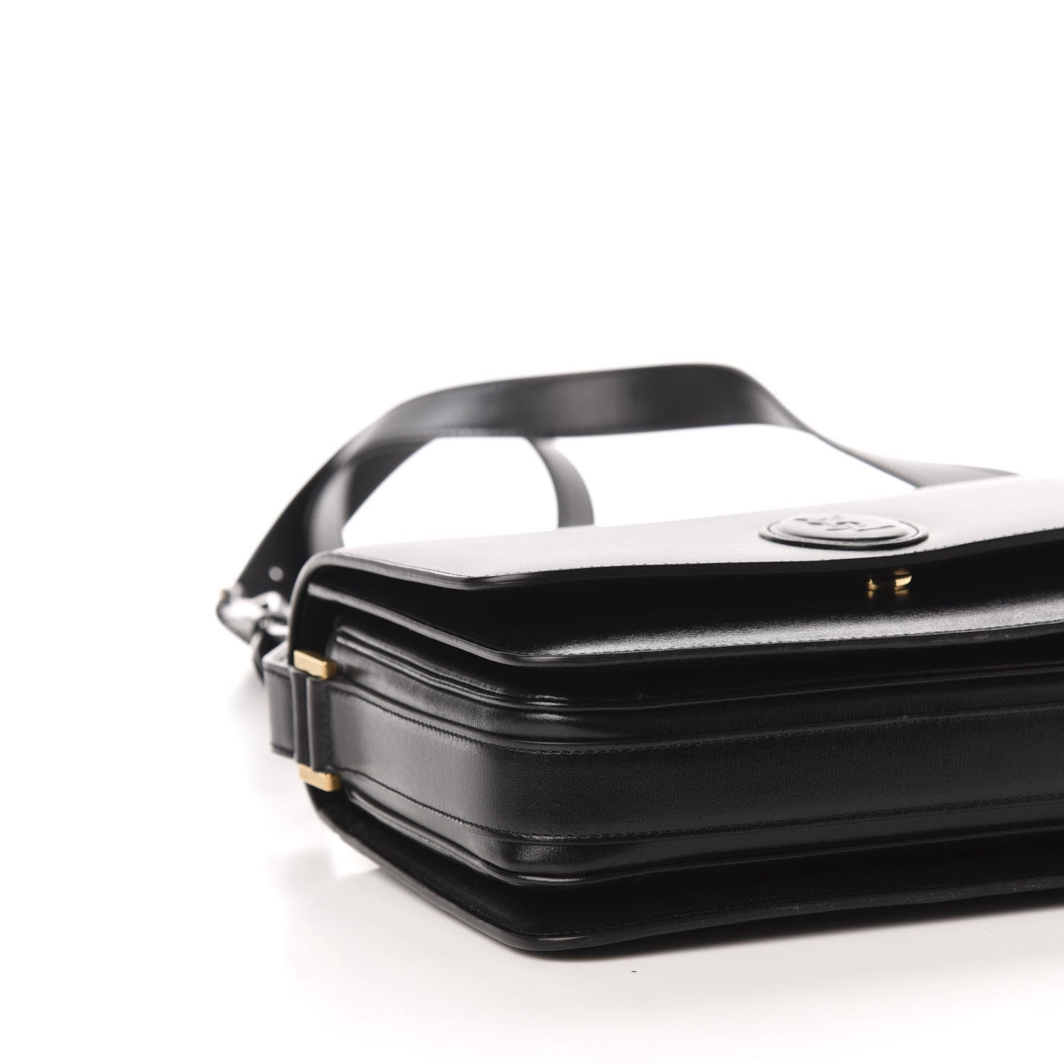 Saint Laurent Calfskin Medium Le 61 Shoulder Bag Black 8 of 11