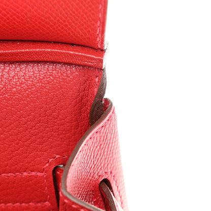 Hermes Epsom Birkin 30 Rouge Casaque 11 of 15