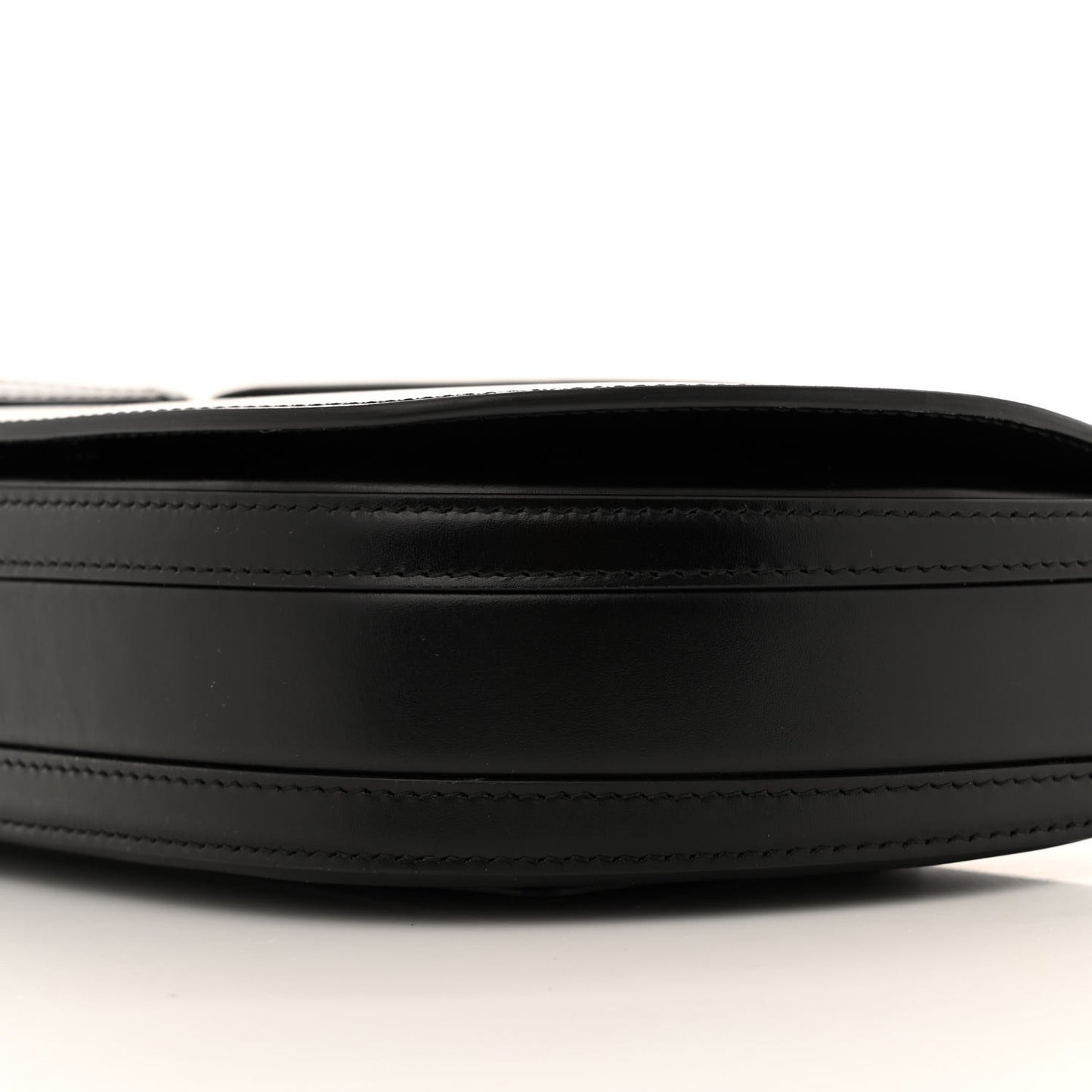 Calfskin Small Olympia Shoulder Bag Black