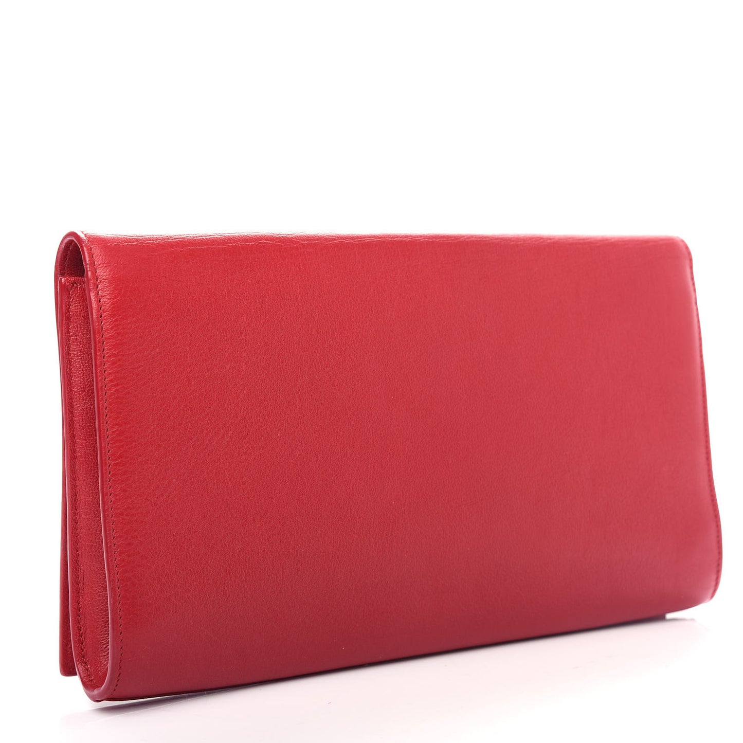 Calfskin Monogram Large Belle De Jour Clutch Red