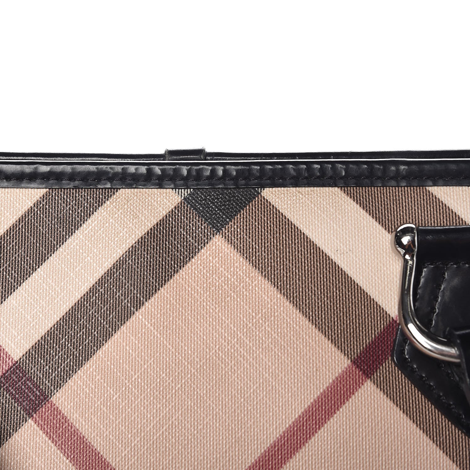 Burberry Supernova Check Stanton Tote Black 11 of 20
