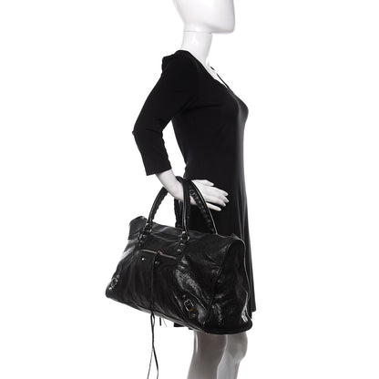 Balenciaga Agneau Classic Hardware Silver Work Black 2 of 8