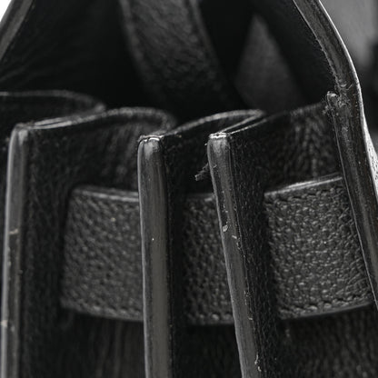 Saint Laurent Grained Calfskin Small Sac De Jour Black 12 of 12