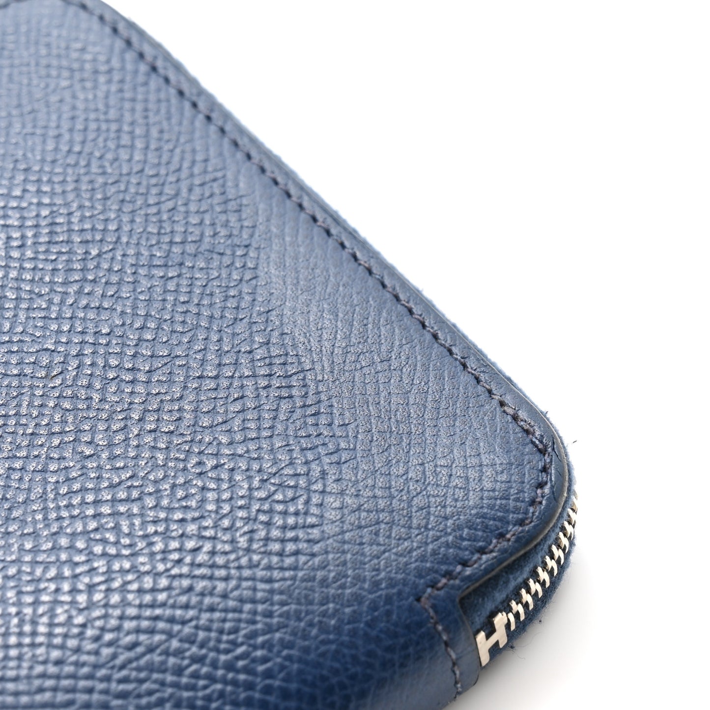 Epsom Silk'In Wallet Bleu Saphir