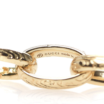 Gucci 18K Yellow Gold Open Link Chain Bracelet 18 6 of 8