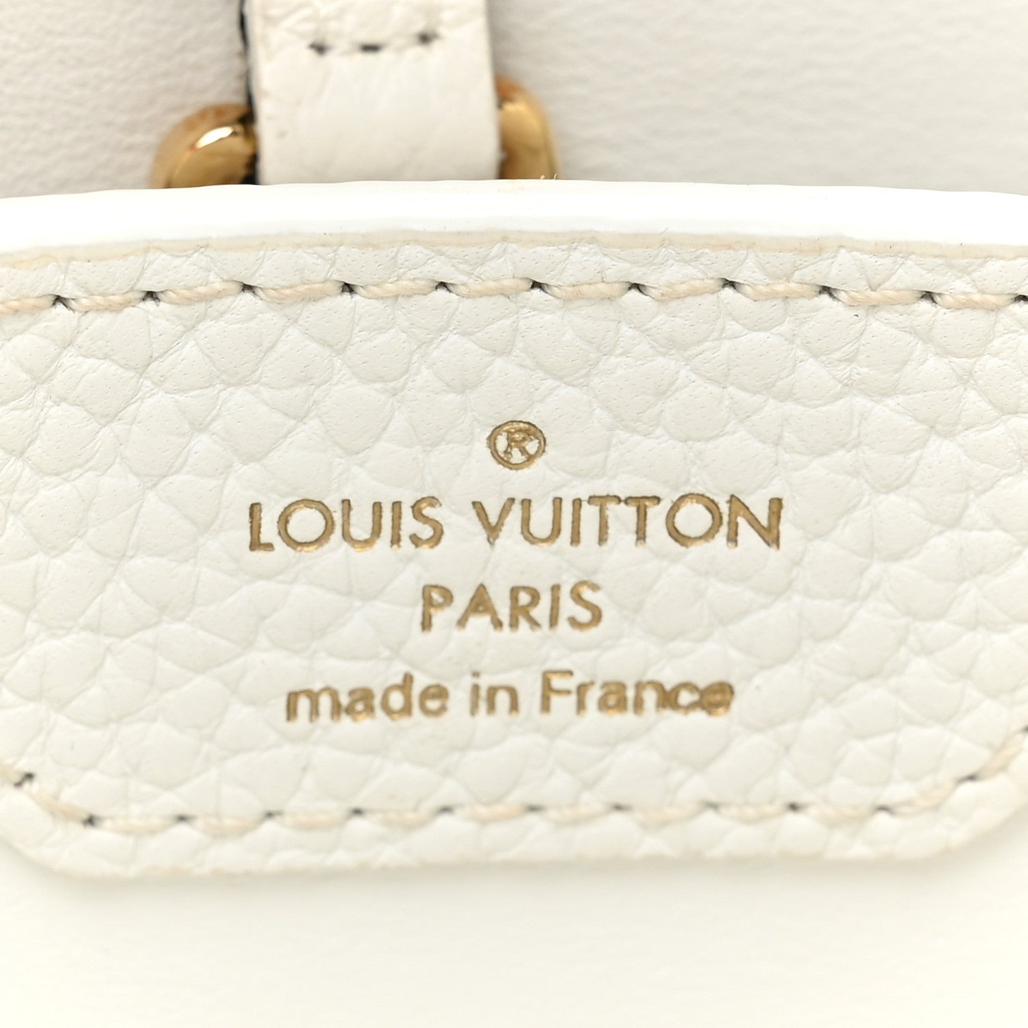 Louis Vuitton Hanami Taurillon Capucines BB White Multicolor 7 of 14