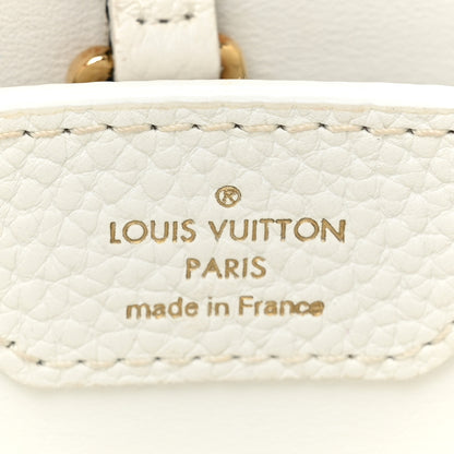 Louis Vuitton Hanami Taurillon Capucines BB White Multicolor 7 of 14