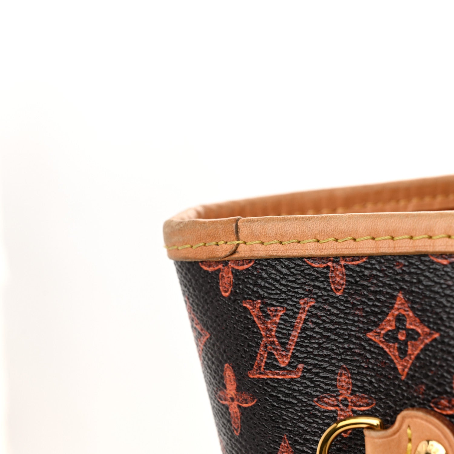 Louis Vuitton Catogram Neverfull MM Marron 15 of 17